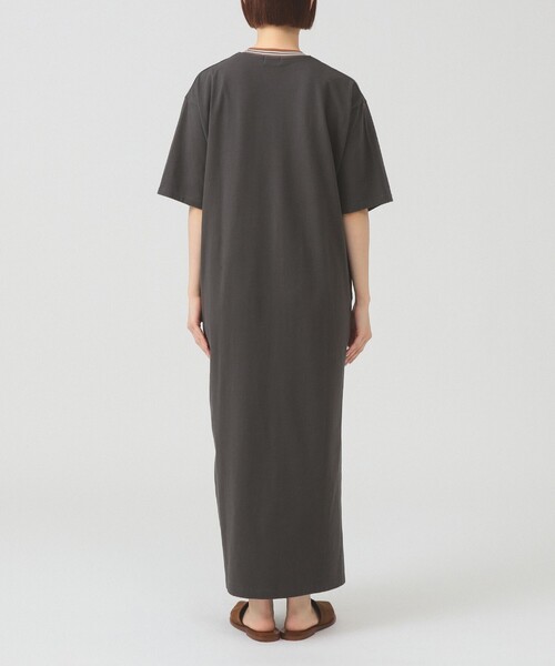 GYMPHLEX（ジムフレックス）の「【別注】Gymphlex / クルーネック カットソー ワンピース（ワンピース・レディース・ネイビー/チャコールグレー・14）」の9枚目の写真