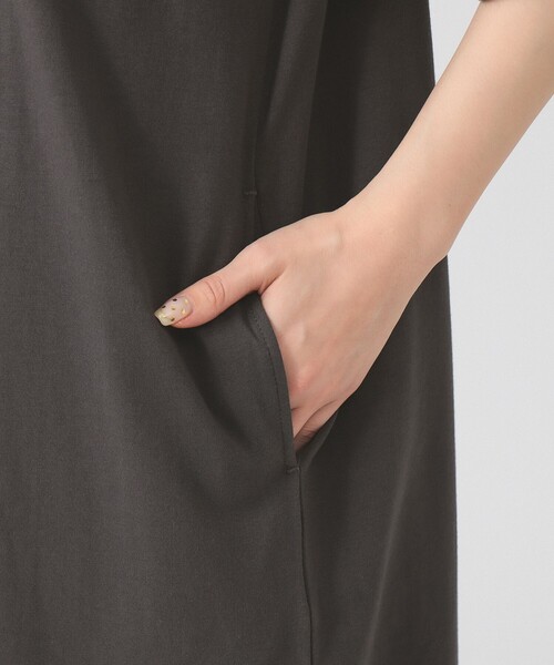 GYMPHLEX（ジムフレックス）の「【別注】Gymphlex / クルーネック カットソー ワンピース（ワンピース・レディース・ネイビー/チャコールグレー・14）」の13枚目の写真
