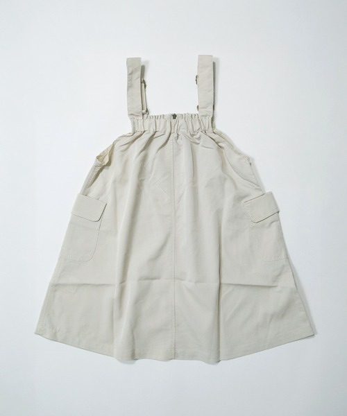 MAKE YOUR DAY（メイクユアデイ）の「ジャンパースカート■80～140cm（ジャンパースカート・キッズ・ベージュ/チャコールグレー/アイボリー・80/90/100/110/120/130/140）」の5枚目の写真