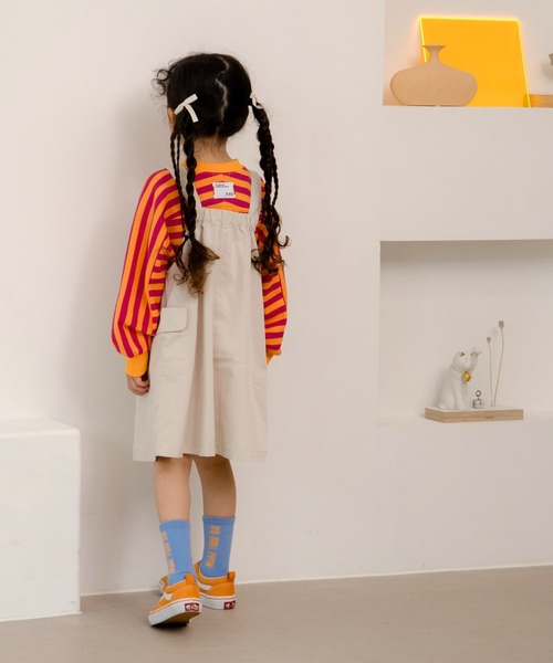 MAKE YOUR DAY（メイクユアデイ）の「ジャンパースカート■80～140cm（ジャンパースカート・キッズ・ベージュ/チャコールグレー/アイボリー・80/90/100/110/120/130/140）」の14枚目の写真