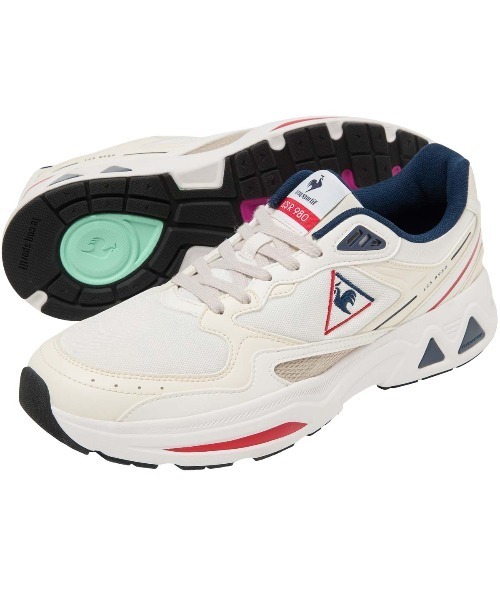 le coq sportif(ルコックスポルティフ)の「ルコックスポルティフ/LCS R 980 ランニングモデルシューズ LU6SSN00UZ(スニーカー・メンズ・グレー系/ホワイト×ネイビー/ピンク・26.5cm/26.0cm/24.0cm/23.5cm/28.0cm/27.5cm/27.0cm/23.0cm/22.5cm/25.0cm/24.5cm/25.5cm)」の18枚目の写真