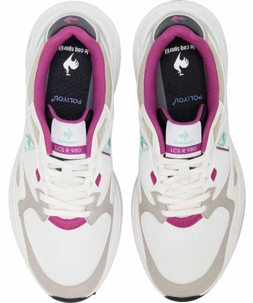 le coq sportif(ルコックスポルティフ)の「ルコックスポルティフ/LCS R 980 ランニングモデルシューズ LU6SSN00UZ(スニーカー・メンズ・グレー系/ホワイト×ネイビー/ピンク・26.5cm/26.0cm/24.0cm/23.5cm/28.0cm/27.5cm/27.0cm/23.0cm/22.5cm/25.0cm/24.5cm/25.5cm)」の13枚目の写真