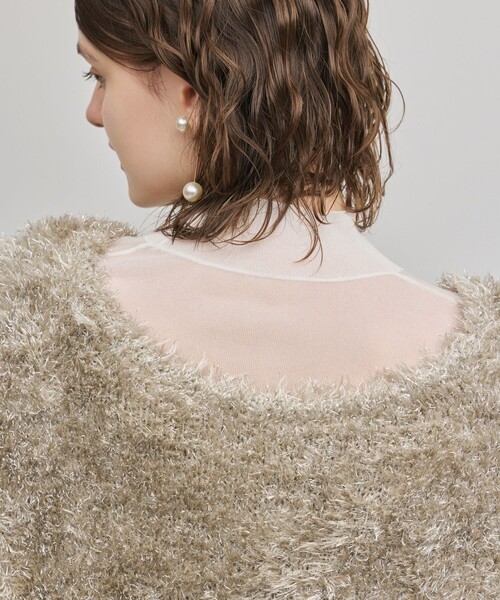 ラメフェザーベスト（ベスト）｜GRACE CONTINENTAL（グレース