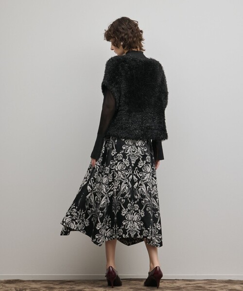 ラメフェザーベスト（ベスト）｜GRACE CONTINENTAL（グレース