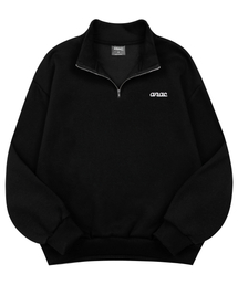 ANOTHER ARCHIVE（アナザーアーカイブ）の「Essential Signature Half Zip-Up Sweatshirt_Black（スウェット）」