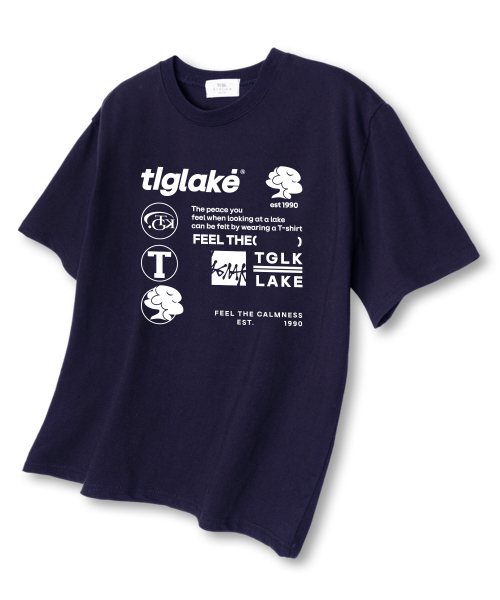 TI.GLAKE(ティーグレイク)の「エレメント オーバーサイズ 半袖Tシャツ ネイビー(Tシャツ/カットソー・メンズ・その他・LARGE/X-LARGE/XX-LARGE)」の1枚目の写真