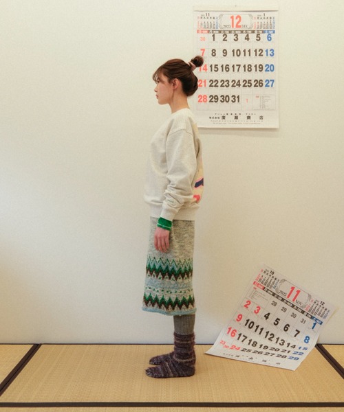 PAMM(パム)の「睡眠状態のスウェット(スウェット・レディース・杢グレー/アイボリー・2/3)」の10枚目の写真