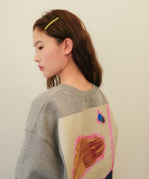 PAMM(パム)の「睡眠状態のスウェット(スウェット・レディース・杢グレー/アイボリー・2/3)」の17枚目の写真