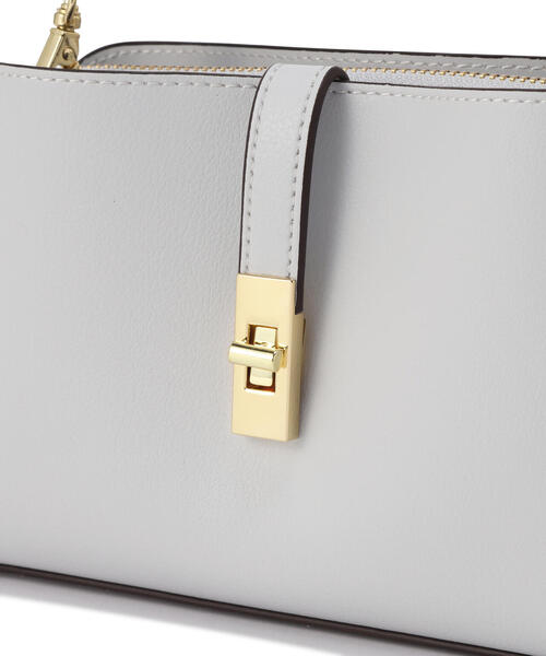 NATURAL BEAUTY BASIC（ナチュラルビューティーベーシック）の「◇ライトウォレットショルダーバッグ（ショルダーバッグ・レディース・オフホワイト/ブラウン/グレー/ブラック・ﾌﾘ-）」の11枚目の写真