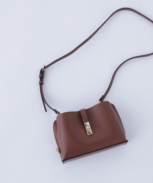 NATURAL BEAUTY BASIC（ナチュラルビューティーベーシック）の「◇ライトウォレットショルダーバッグ（ショルダーバッグ・レディース・オフホワイト/ブラウン/グレー/ブラック・ﾌﾘ-）」の20枚目の写真