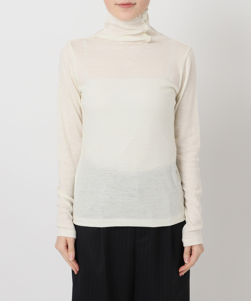 EDIT. FOR LULU(エディットフォールル)の「Superior Turtleneck(Tシャツ/カットソー・レディース・ホワイト/イエロー・FREE)」の17枚目の写真