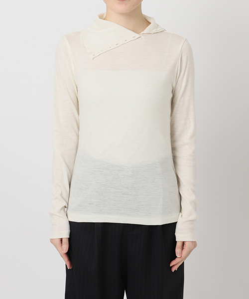 EDIT. FOR LULU(エディットフォールル)の「Superior Turtleneck(Tシャツ/カットソー・レディース・ホワイト/イエロー・FREE)」の18枚目の写真