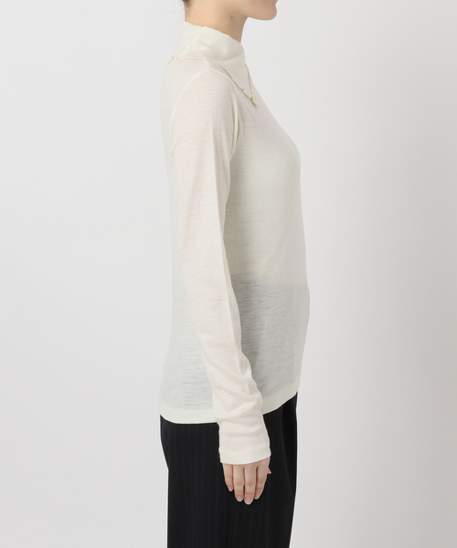 EDIT. FOR LULU(エディットフォールル)の「Superior Turtleneck(Tシャツ/カットソー・レディース・ホワイト/イエロー・FREE)」の21枚目の写真