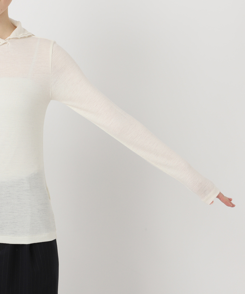 EDIT. FOR LULU(エディットフォールル)の「Superior Turtleneck(Tシャツ/カットソー・レディース・ホワイト/イエロー・FREE)」の22枚目の写真