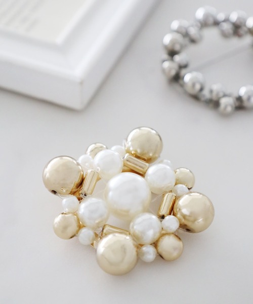 LEPSIM（レプシィム）の「【入卒式／セレモニー】アソートブローチ　604406（ブローチ/コサージュ・レディース・シルバー/ゴールド・ONE SIZE）」の2枚目の写真