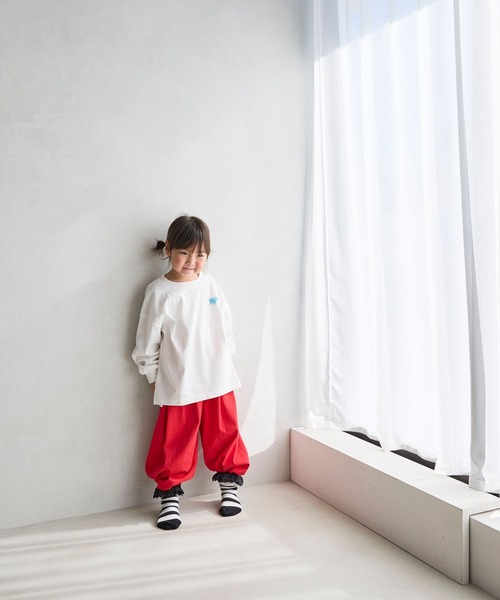 LOWRYS FARM(ローリーズファーム)の「アソートプリントロンT 636470(Tシャツ/カットソー・キッズ・オフホワイト/グレー/ピンク/ブラック・140cm/130cm/120cm/110cm/150cm)」の5枚目の写真