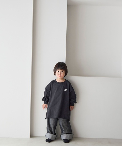 LOWRYS FARM(ローリーズファーム)の「アソートプリントロンT 636470(Tシャツ/カットソー・キッズ・オフホワイト/グレー/ピンク/ブラック・140cm/130cm/120cm/110cm/150cm)」の10枚目の写真