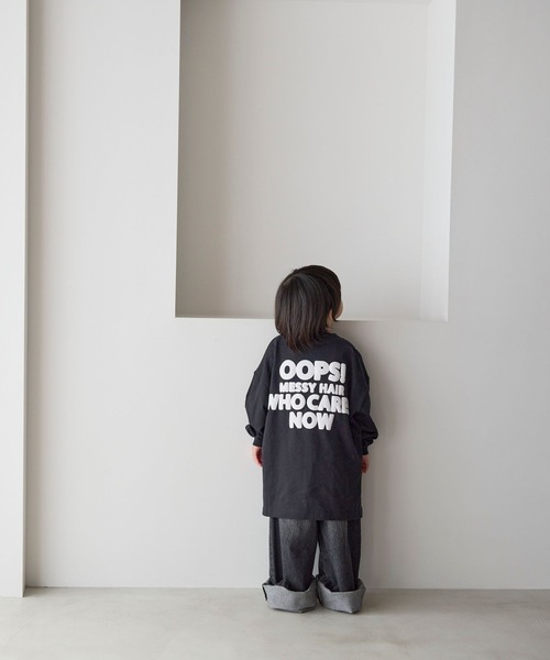 LOWRYS FARM(ローリーズファーム)の「アソートプリントロンT 636470(Tシャツ/カットソー・キッズ・オフホワイト/グレー/ピンク/ブラック・140cm/130cm/120cm/110cm/150cm)」の12枚目の写真