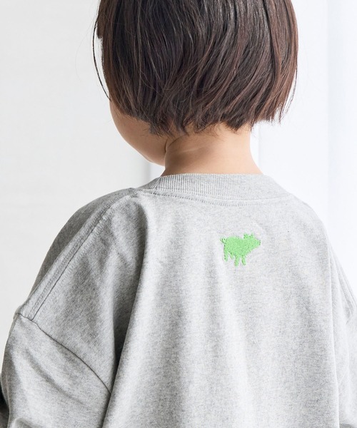 LOWRYS FARM(ローリーズファーム)の「アソートプリントロンT 636470(Tシャツ/カットソー・キッズ・オフホワイト/グレー/ピンク/ブラック・140cm/130cm/120cm/110cm/150cm)」の20枚目の写真