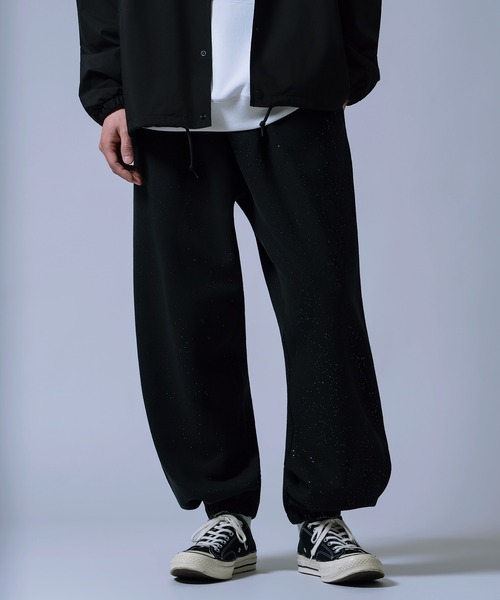 NULL（ヌル）の「【nl】【Unisex】ラメ裏起毛 スウェットパンツ（スウェットパンツ・メンズ・ブラック/ネイビー/ブラウン・MEDIUM/LARGE）」の20枚目の写真