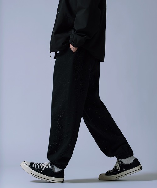 NULL（ヌル）の「【nl】【Unisex】ラメ裏起毛 スウェットパンツ（スウェットパンツ・メンズ・ブラック/ネイビー/ブラウン・MEDIUM/LARGE）」の21枚目の写真