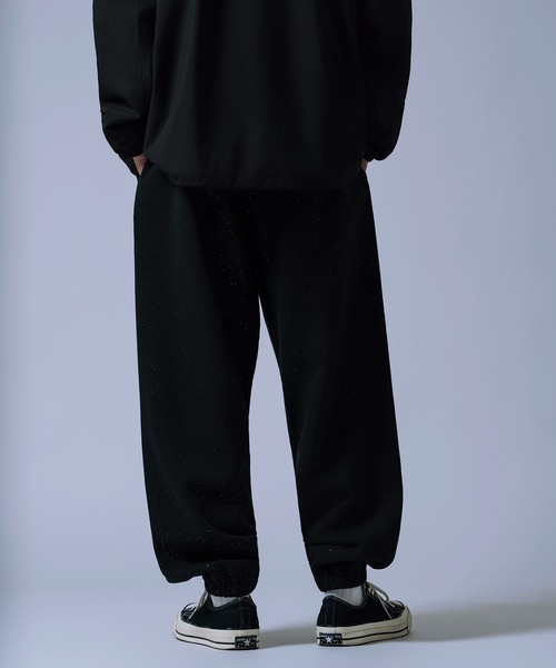 NULL（ヌル）の「【nl】【Unisex】ラメ裏起毛 スウェットパンツ（スウェットパンツ・メンズ・ブラック/ネイビー/ブラウン・MEDIUM/LARGE）」の22枚目の写真