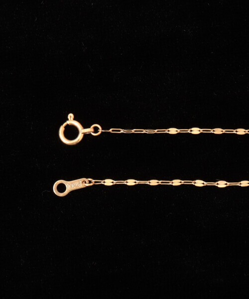 grace grace (グラスグラス)の「【grace grace/グラスグラス】10Kペタルチェーンショートネックレス(40cm )(ネックレス・レディース・ゴールド・FREE)」の6枚目の写真