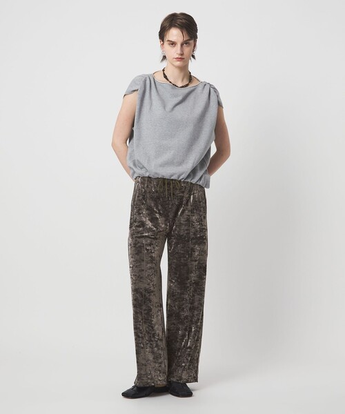 ASTRAET（アストラット）の「＜ASTRAET＞ベロア トラックパンツ（その他パンツ・レディース・ダークグレー/ライトグレー・FREE）」の6枚目の写真