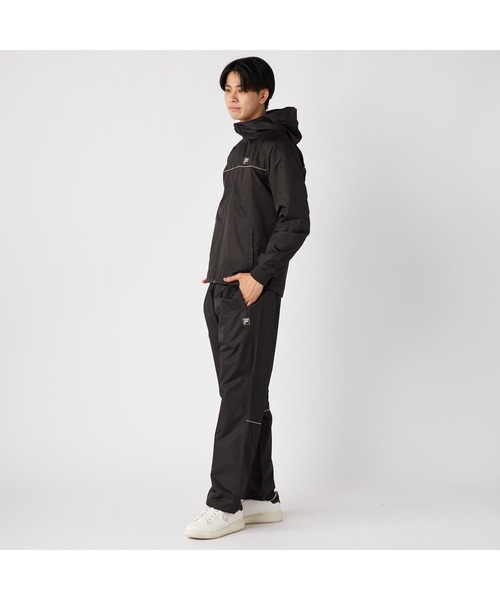 FILA(フィラ)の「FILA フィラ スポーツ ライトリップ 裏フリース ハイブリット ウィンドブレーカー ロングパンツ(その他パンツ・メンズ・ブラック/チャコールグレー/ネイビー・M/LL/L)」の14枚目の写真