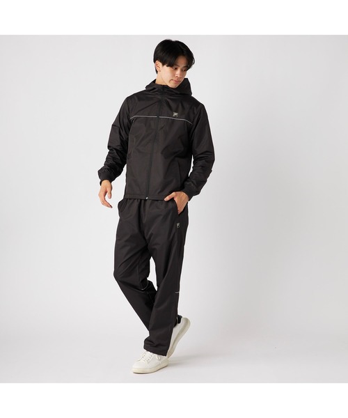 FILA(フィラ)の「FILA フィラ スポーツ ライトリップ 裏フリース ハイブリット ウィンドブレーカー ロングパンツ(その他パンツ・メンズ・ブラック/チャコールグレー/ネイビー・M/LL/L)」の13枚目の写真