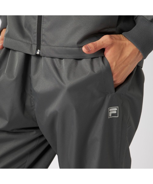 FILA(フィラ)の「FILA フィラ スポーツ ライトリップ 裏フリース ハイブリット ウィンドブレーカー ロングパンツ(その他パンツ・メンズ・ブラック/チャコールグレー/ネイビー・M/LL/L)」の6枚目の写真