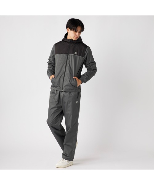 FILA(フィラ)の「FILA フィラ スポーツ ライトリップ 裏フリース ハイブリット ウィンドブレーカー ロングパンツ(その他パンツ・メンズ・ブラック/チャコールグレー/ネイビー・M/LL/L)」の20枚目の写真