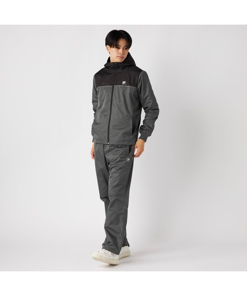 FILA(フィラ)の「FILA フィラ スポーツ ライトリップ 裏フリース ハイブリット ウィンドブレーカー ロングパンツ(その他パンツ・メンズ・ブラック/チャコールグレー/ネイビー・M/LL/L)」の21枚目の写真