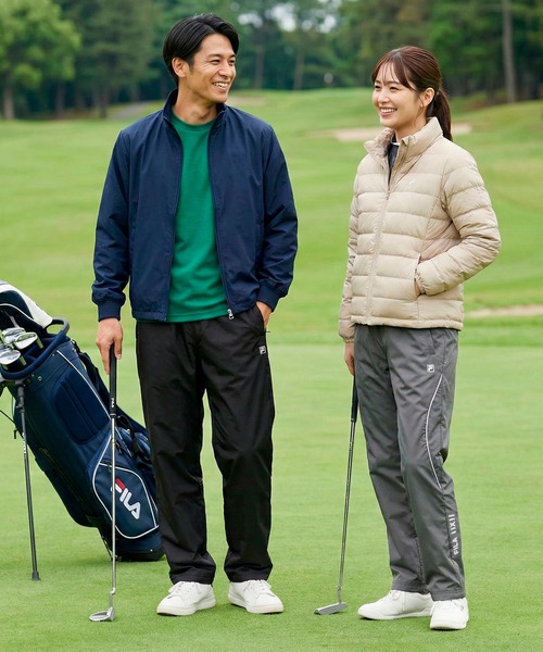 FILA(フィラ)の「FILA フィラ スポーツ ライトリップ 裏フリース ハイブリット ウィンドブレーカー ロングパンツ(その他パンツ・メンズ・ブラック/チャコールグレー/ネイビー・M/LL/L)」の4枚目の写真