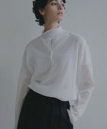 ETRE TOKYO | ヘンリーネックシアーニットプルオーバー(ニット/セーター)