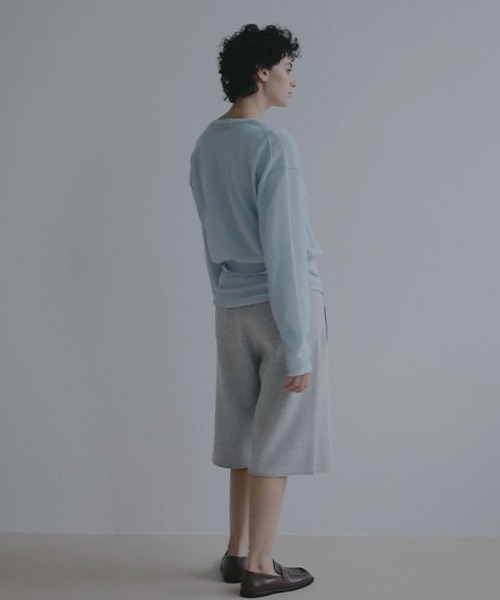 新品 ETRE TOKYO シアーヘンリーネックプルオーバー ヘンリーネックシアーニットプルオーバー(F WHITE): トップス │ ETRE