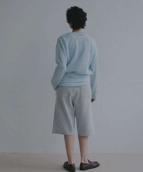 ETRE TOKYO(エトレトウキョウ)の「ヘンリーネックシアーニットプルオーバー(ニット/セーター・レディース・ネイビー/ホワイト/ライトブルー・FREE)」の10枚目の写真