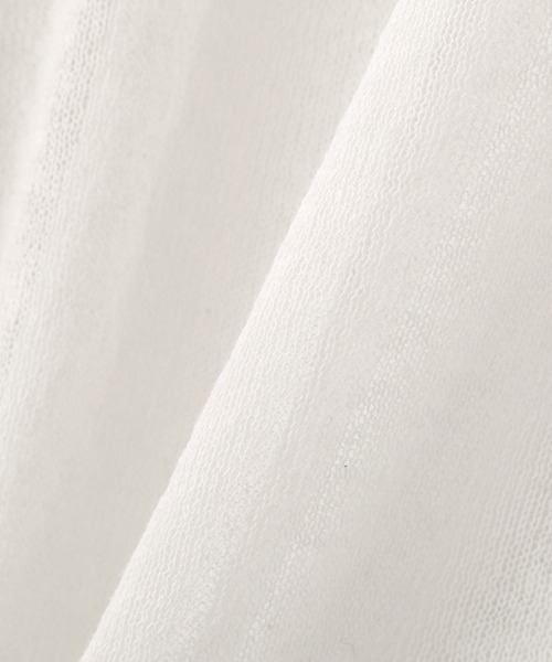 ETRE TOKYO(エトレトウキョウ)の「ヘンリーネックシアーニットプルオーバー(ニット/セーター・レディース・ネイビー/ホワイト/ライトブルー・FREE)」の13枚目の写真