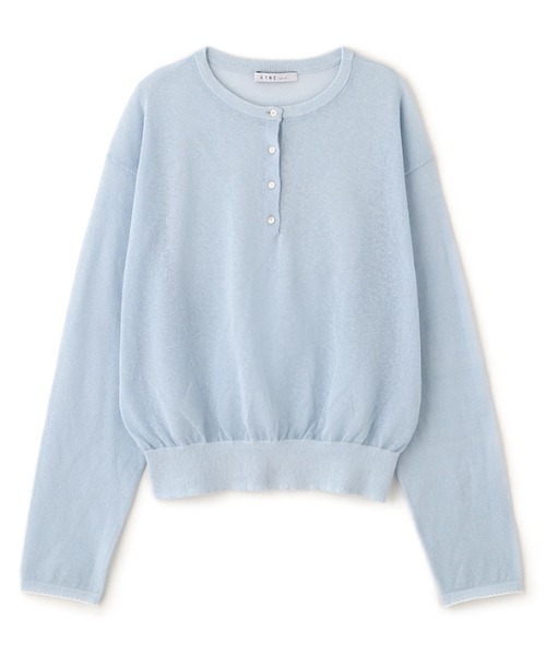 先行予約】ヘンリーネックシアーニットプルオーバー（ニット/セーター