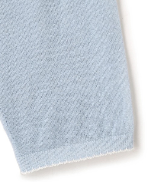 ETRE TOKYO(エトレトウキョウ)の「ヘンリーネックシアーニットプルオーバー(ニット/セーター・レディース・ネイビー/ホワイト/ライトブルー・FREE)」の20枚目の写真