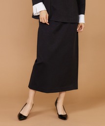 INED | ダンボールニット ハイウエストタイトスカート【セットアップ対応】(スカート)