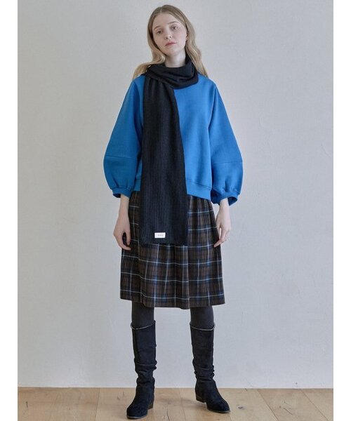 AVANT-G(アバン)の「Tartan Check Pleated Midi Skirt - BROWN(スカート・レディース・その他・FREE)」の1枚目の写真