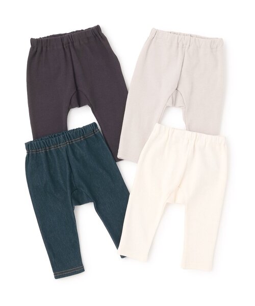 petit main（プティマイン）の「【GOODPRICE】フル丈レギンス（その他ベビーウェア・キッズ・チャコール/ライトグレー/ブルー/オフホワイト・70cm/80ｃｍ）」の5枚目の写真