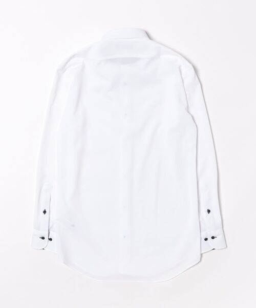 TAKA-Q(タカキュー)の「ワイシャツ メンズ ストレッチ 吸水速乾 ノンアイロン ボタンダウン 長袖 ビジネス ドレス NEWスタンダードフィット(ビジネスシャツ・メンズ・ホワイト・首回り41cm-裄丈82cm/首回り43cm-裄丈82cm/首回り43cm-裄丈86cm/首回り37cm-裄丈80cm/首回り39cm-裄丈80cm/首回り39cm-裄丈84cm/首回り41cm-裄丈86cm/首回り45cm-裄丈86cm)」の3枚目の写真