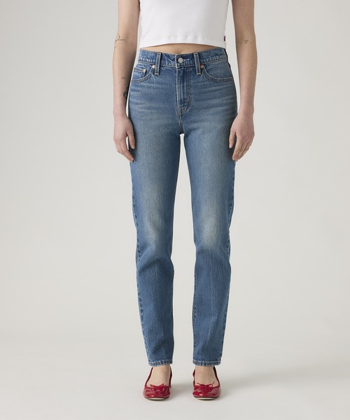 Levi's(リーバイス)の「Levi's/リーバイス WEDGIE スリムジーンズ(デニムパンツ・レディース・ブラック/インディゴブルー/ライトインディゴブルー・27inch/26inch/25inch/24inch/23inch/28inch)」の2枚目の写真