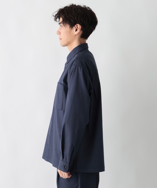 GLOBAL WORK（グローバルワーク）の「アーバンデニムシャツ/601066（シャツ/ブラウス・メンズ・ダークブルー/ダークネイビー・MEDIUM/SMALL/X-LARGE/LARGE）」の7枚目の写真