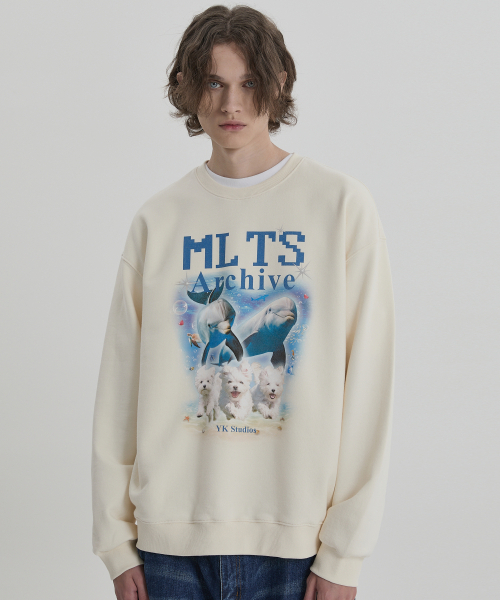WaiKei(ワイケイ)の「MLTS アーカイブ スウェット アイボリー(スウェット・メンズ・その他・2/1)」の3枚目の写真