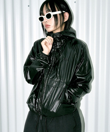 BROWNBREATH | W TAG PACKABLE WINDBREAKER - BLACK(ナイロンジャケット)