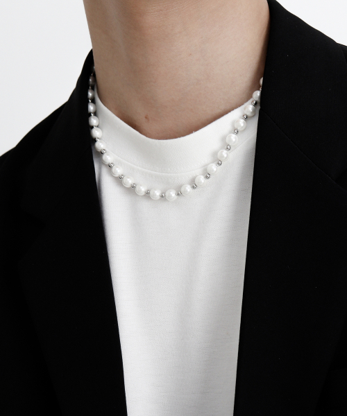 真珠ネックレス メンズ CLEF TOM BEAT
