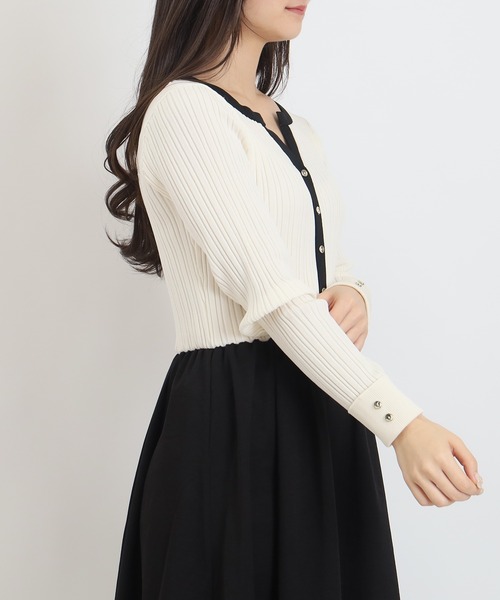 TRUDEA（トルディア）の「スポンディッシュスキッパーワンピース（ワンピース・レディース・ライトグレー/ネイビー/アイボリー・MEDIUM）」の22枚目の写真